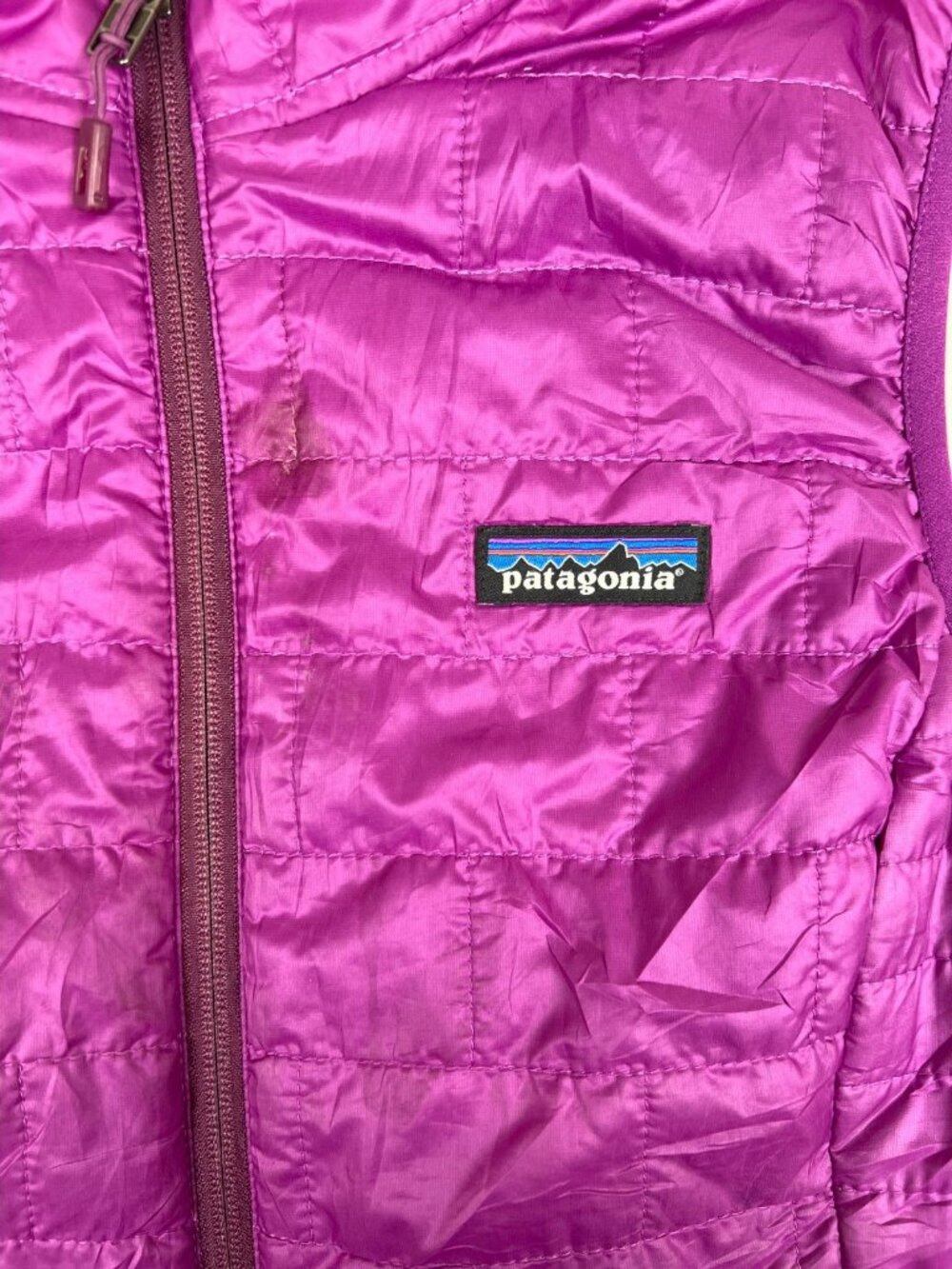 Patagonia Women S Nano Puff Vest Magenta Purple PrimaLoft Insulated 84247 SP16 - Picture 7 of 7